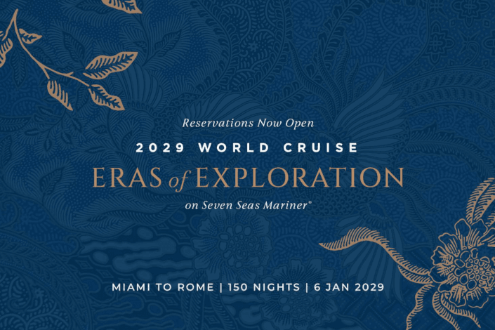 Regent Seven Seas Cruises® unveils epic 150-night 2029 World Cruise