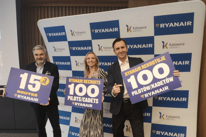 Ryanair announces its 2025 winter flight schedule for Katowice