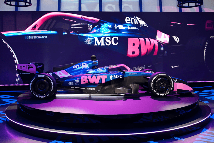 Sailing into formula 1 history: BWT Alpine Formula One Team reveals 2026 livery during season launch event aboard MSC Cruises’ ship
