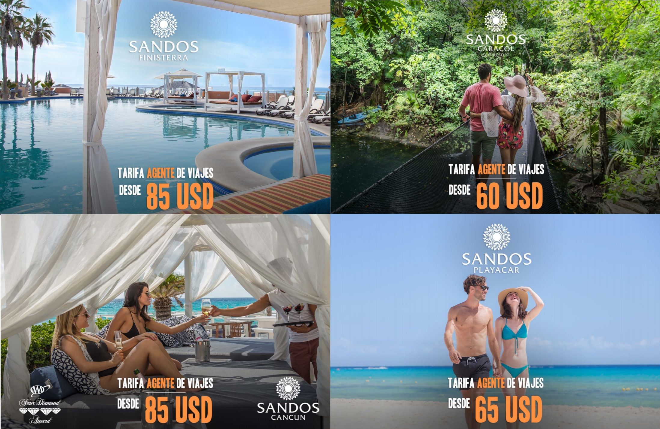 Sandos Hotels lanza tarifas especial para Agente de Viajes