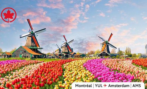 Air Canada's inaugural Amsterdam-Montreal route takes off; Uplifts SAF in Amsterdam