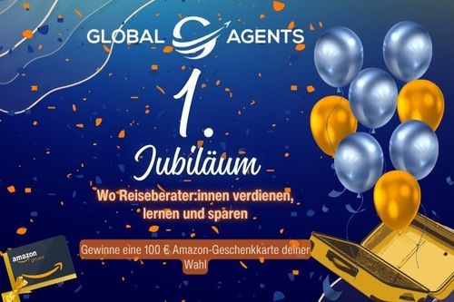 🎉 Global Agents Deutschland feiert 1 Jahr! – Jetzt teilnehmen & gewinnen
