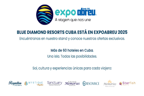Blue Diamond Resorts Cuba te espera en ExpoAbreu 2025