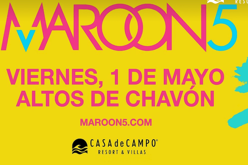 Concierto de Marron 5 en Altos de Chavon - Casa de Campo Resort