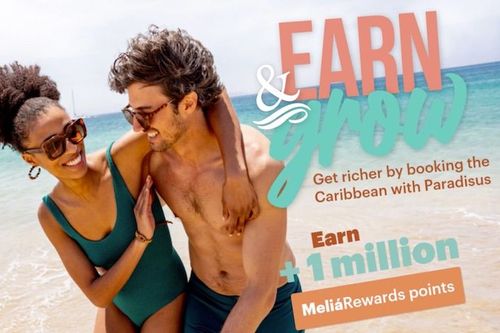Earn 1 million points with Earn & Grow and Paradisus