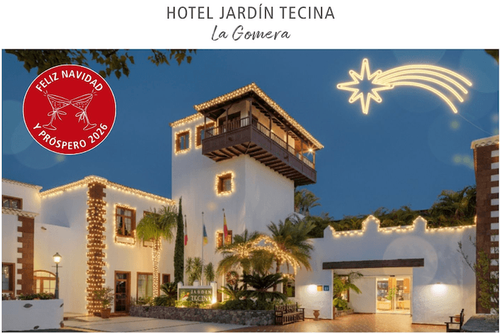 🎄✨ Feliz Navidad y un próspero 2026 desde el Hotel Jardín Tecina en La Gomera