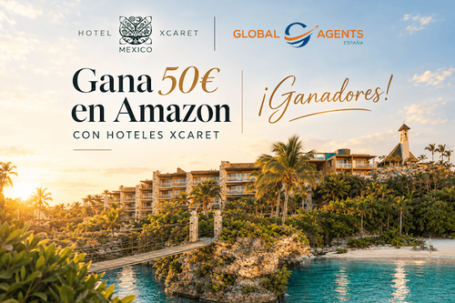 ¡Felicidades a los ganadores! 4 tarjetas de 50€ en Amazon con Xcaret Hoteles