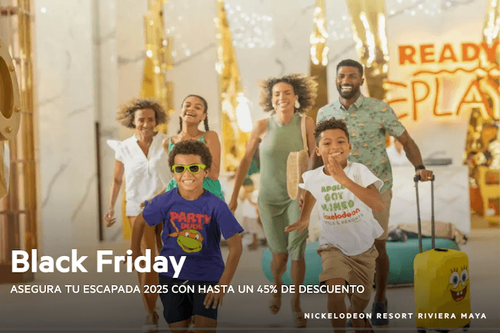 Black Friday: Hasta 45% OFF en Nickelodeon Resort Riviera Maya