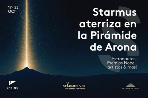 Starmus aterriza en la Pirámide de Arona