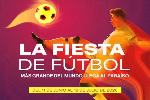 ⚽ La fiesta del fútbol más grande del mundo se vive en los Hard Rock Hotel Cancun y los All Inclusive de México & República Dominicana