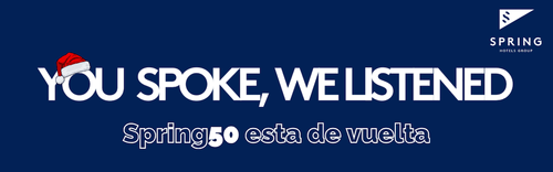 Spring50: Tarifa especial para agentes de viaje este diciembre en Spring Hoteles Tenerife