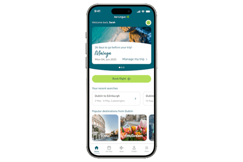 Aer Lingus unveils major mobile app upgrade
