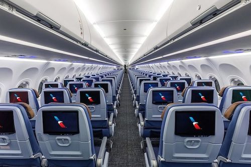 American Airlines announces fleetwide upgrade with installation of seatback screens at every seat and increased premium seats across the narrowbody fleet