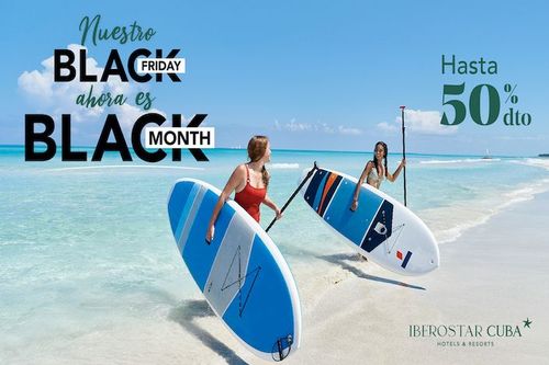 El Black Friday de Iberostar Cuba ahora es un Black Month