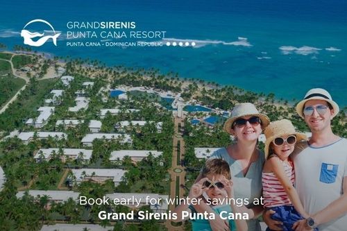 Book early for winter savings to Grand Sirenis Punta Cana