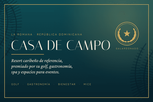 Un resort con un amplio galardonado internacional: Casa de Campo Resort & Villas