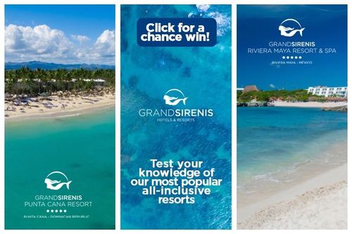 Complete the Sirenis Travel Agent survey for a chance to win!