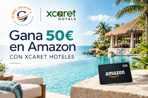 Gana 50€ en Amazon con Xcaret Hoteles
