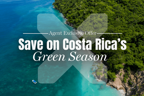 Exodus' agent exclusive discount: Costa Rica "Green Season"