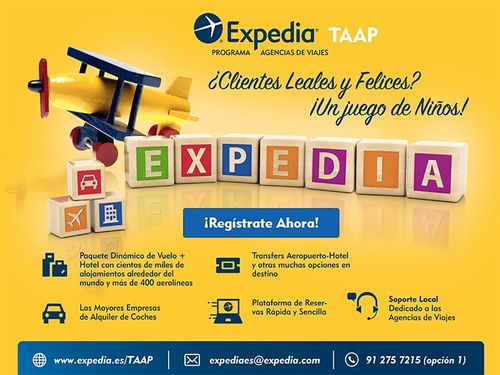 Ventajas para tu agencia de viajes al reservar con Expedia TAAP