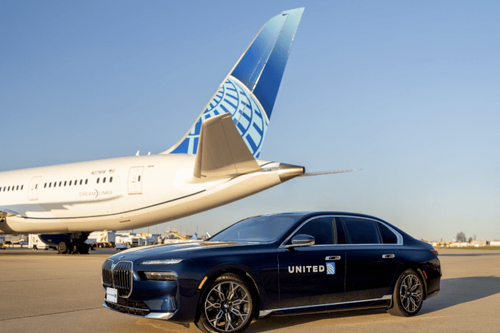 Free tarmac transfers in style: United chauffeurs customers between gates for connecting flights in partnership with BMW