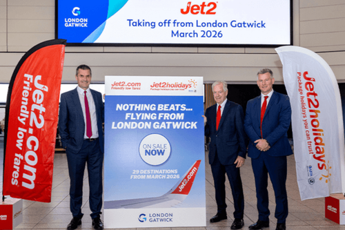 Jet2 announces launch of flights and holidays from London Gatwick
