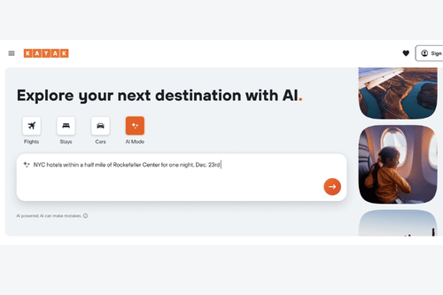 Kayak introduces ai mode: Conversational travel search, just in time for holiday planning