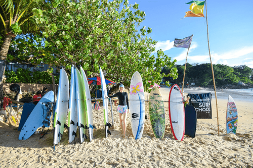 May to October: The golden season for surfing at Kata Beach, Phuket