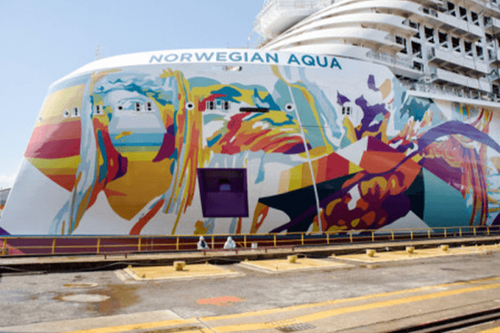 NCL’s Norwegian Aqua celebrates official float out ahead of April 2025 debut