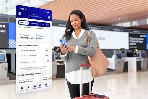 New TSA wait time tracker now available in the award-winning United mobile app