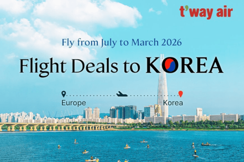 Plan your Korea trip with T'way Air's Europe-Seoul deals