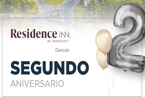 2do aniversario del Residence Inn Cancún by Marriott 