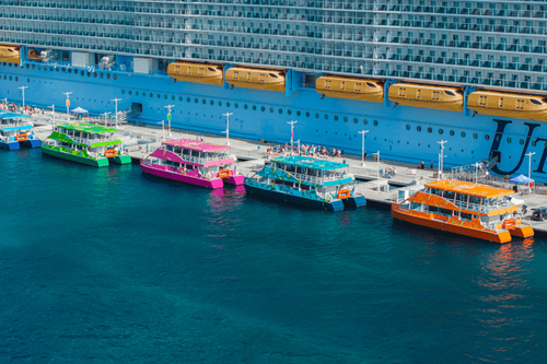 Royal Caribbean unveils vibrant ferries for Royal Beach Club Paradise Island