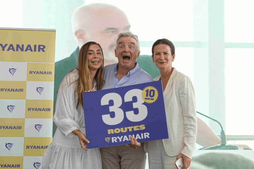 Ryanair to open new Tirana base for summer 2026