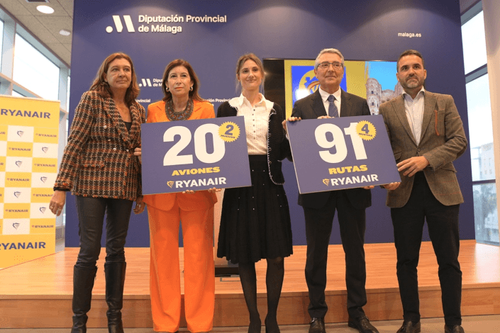 Ryanair unveils its 2026 summer schedule for Málaga
