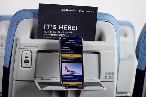 Southwest Airlines’ first Starlink aircraft takes flight