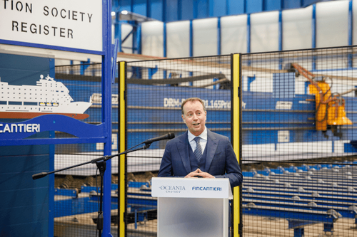 Steel cutting for Oceania Sonata™ heralds a new chapter in refined luxury cruising for Oceania Cruises