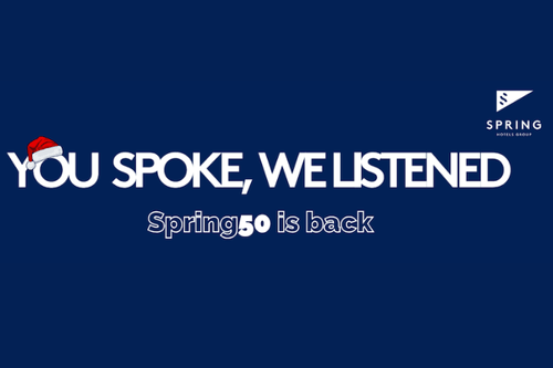 This Christmas, Spring Hotels just keeps on giving!