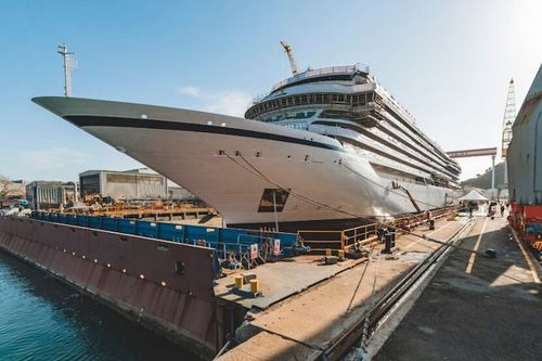 Viking floats out world's first hydrogen-powered cruise ship, the Viking Libra