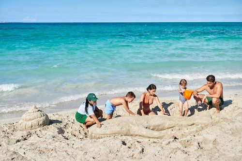 White sands, clear water and daily activities for all ages to enjoy!