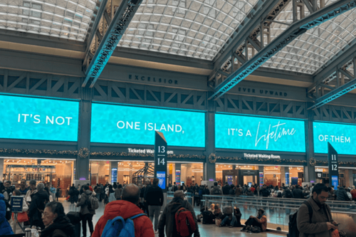 Winter commutes just got warmer: The Bahamas brings “A Lifetime of Islands” to New York’s Moynihan Train Hall