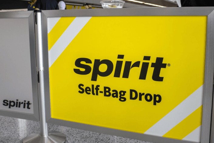 Spirit Airlines expedites check-in for Detroit guests with debut of DTW's first self-bag drop