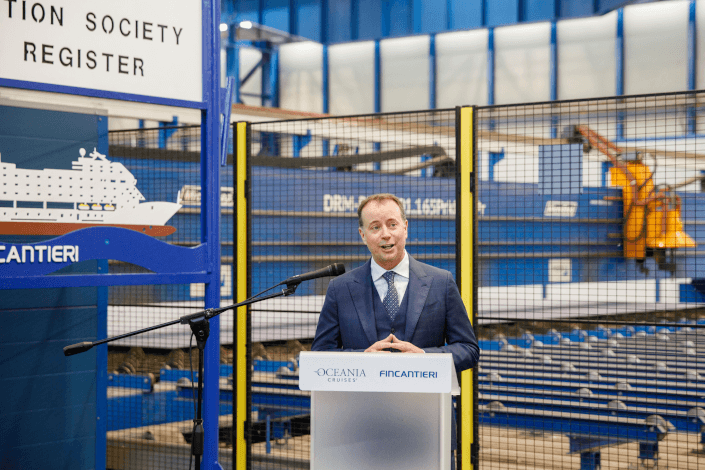 Steel cutting for Oceania Sonata™ heralds a new chapter in refined luxury cruising for Oceania Cruises