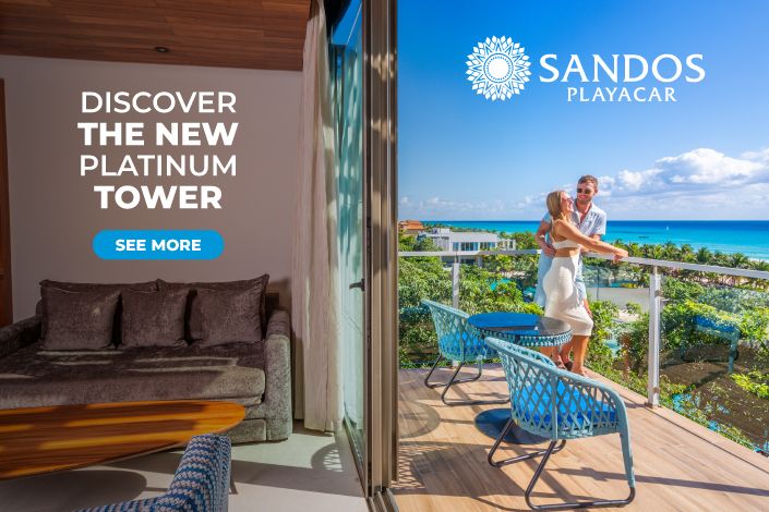 The exclusive Platinum Tower arrives at Sandos Playacar!