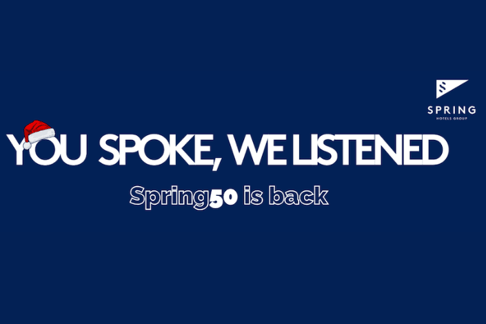 This Christmas, Spring Hotels just keeps on giving!