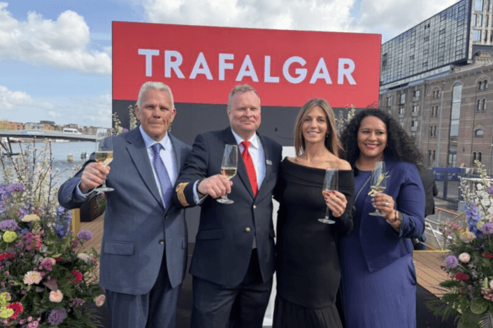 Trafalgar river cruises officially set sail with inaugural voyage