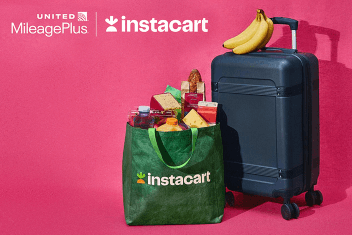 United and Instacart team up to bring loyalty members more rewards and more convenience, including $0 delivery fees