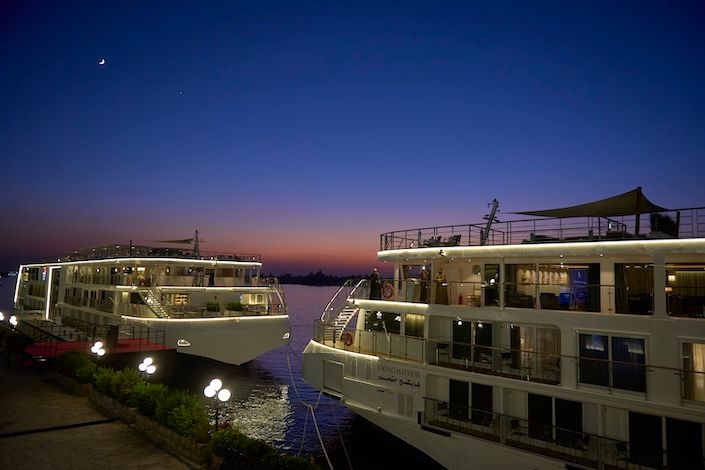 Viking names two newest Nile river ships in Luxor