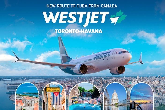 WestJet will fly to Havana from Toronto this winter