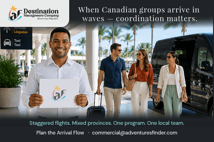 When Canadian groups arrive in waves, local coordination makes or breaks the program